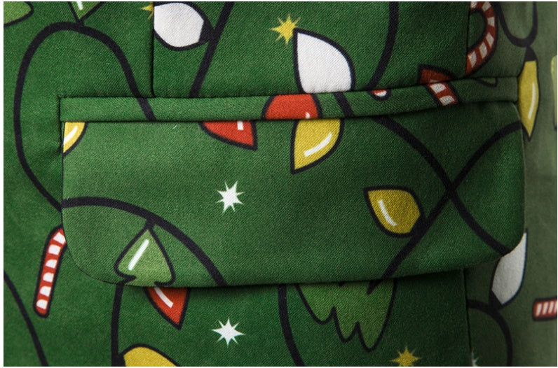 Men's Christmas Suit Jacket – Santa Claus Holiday Blazer