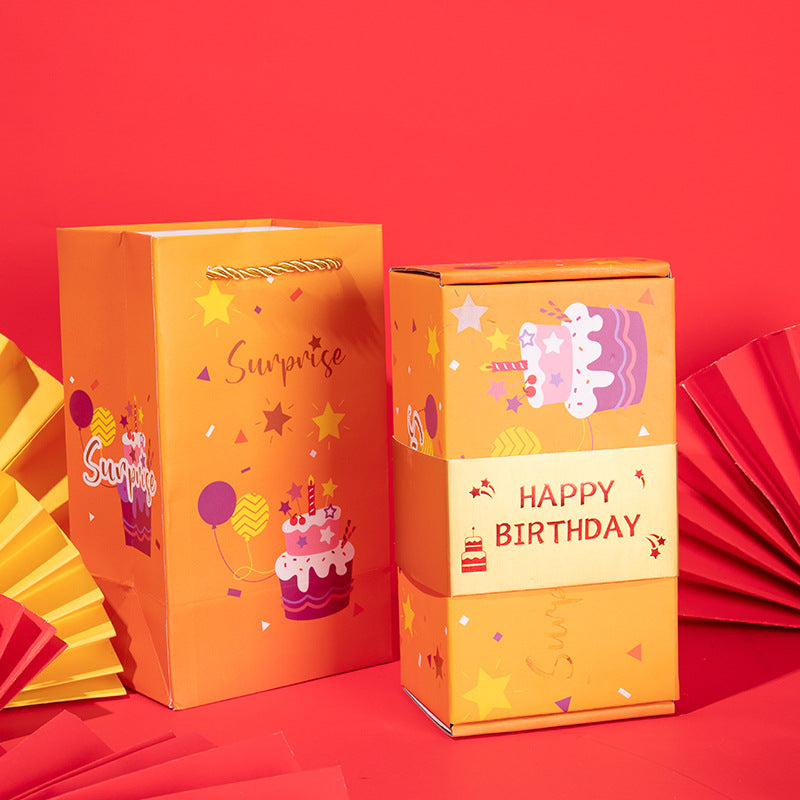 Surprise Box Gift Box Explosion Gift Box Surprise Bounce Box Diy Folding Paper Box Money Box Birthday Christmas Anniversary Gift