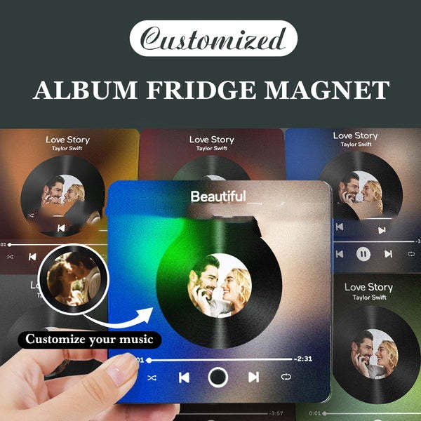 Personalized Album Refrigerator Stickers For Home Use