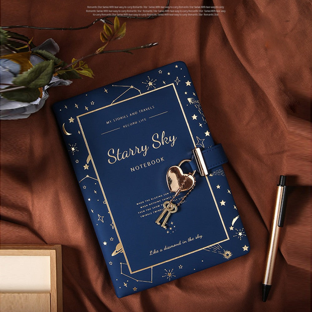 A5 Password Book Love Lock Diary