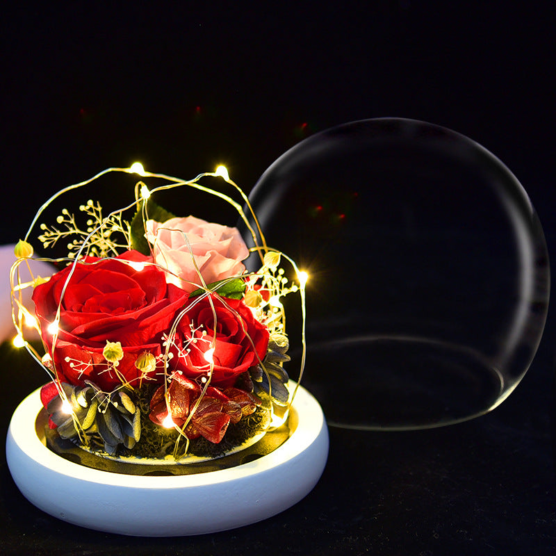 Flower Glass Dome Gift