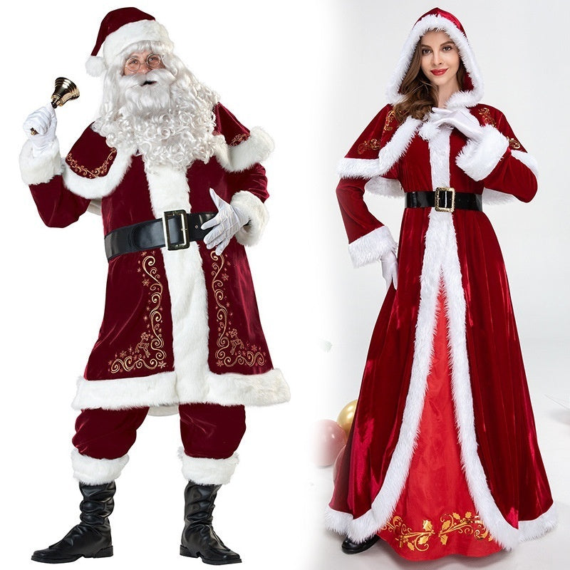 Elite Santa-Inspired Women’s Holiday Dress Set