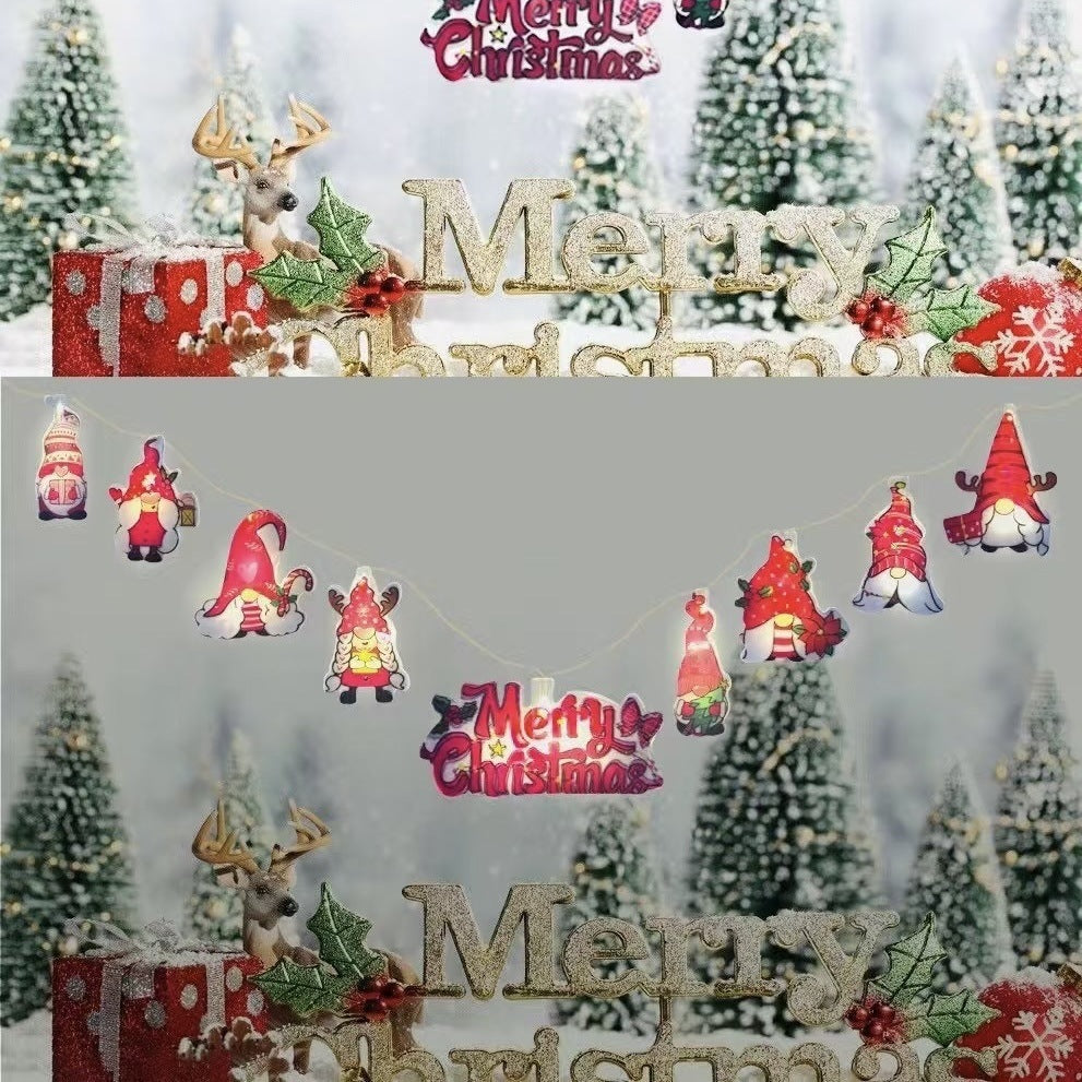 Christmas Cartoon LED String Lights