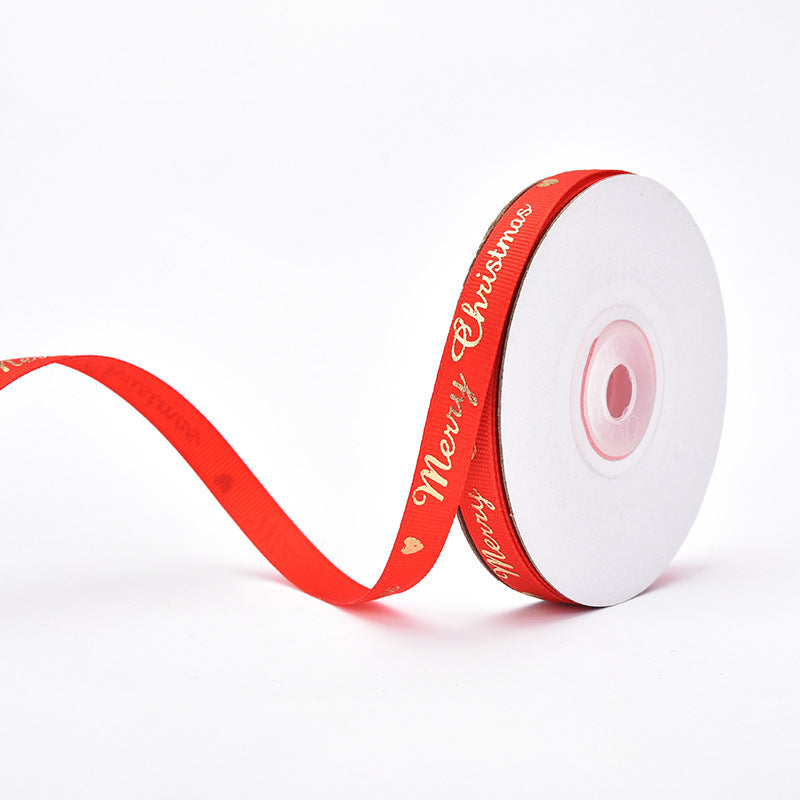 Christmas Printed Ribbon Roll