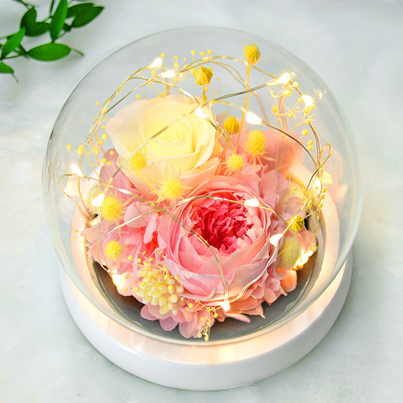 Flower Glass Dome Gift