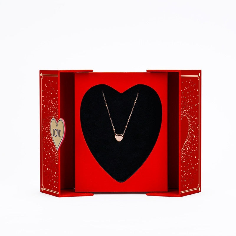 Double Open Lover Jewelry Box Love