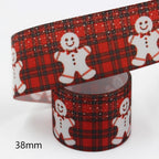 Christmas Lattice Polyester Ribbon 38mm