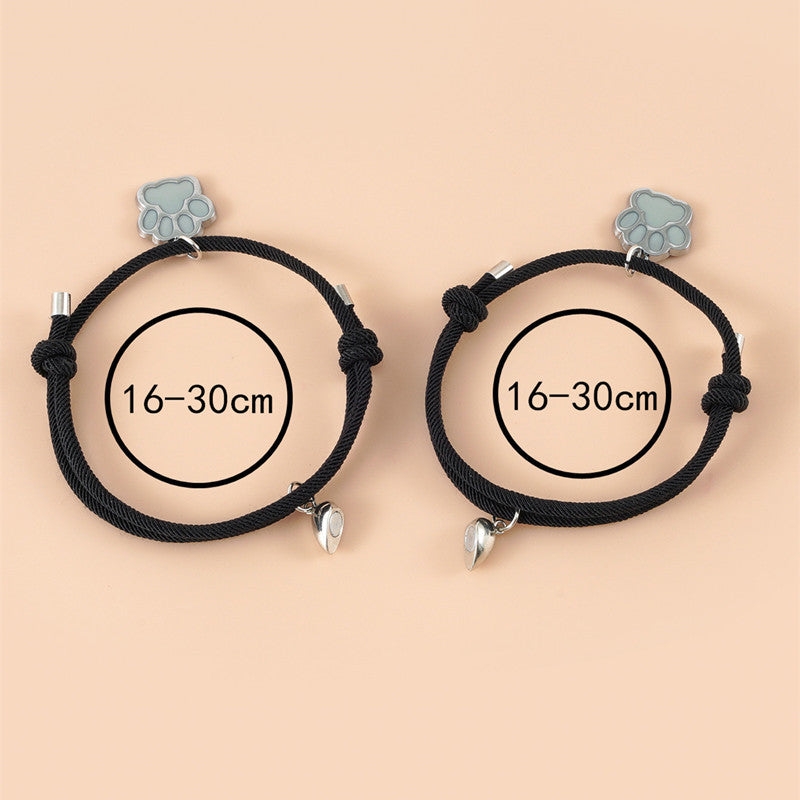 Luminous Dog Claw Pendant Love Magnetic Buckle Attracts