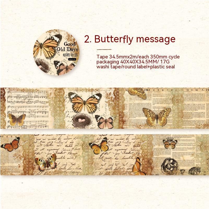 Botanical Butterfly Paper Adhesive Tap