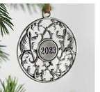 Antique-Style Tin Holiday Pendants – Christmas Tree Decor