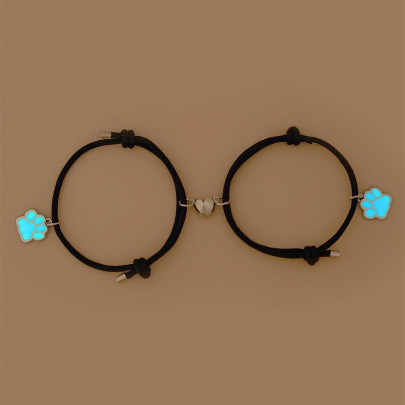 Luminous Dog Claw Pendant Love Magnetic Buckle Attracts