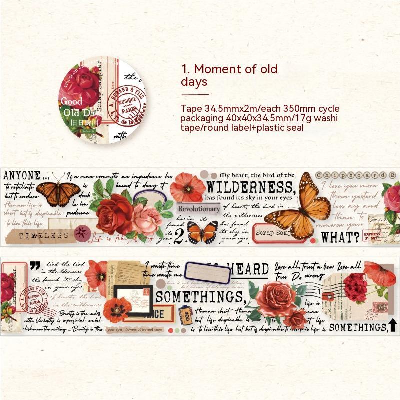 Botanical Butterfly Paper Adhesive Tap