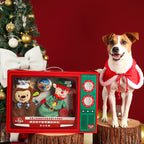 Holiday Teething & Bite-Resistant Pet Toy Gift Box