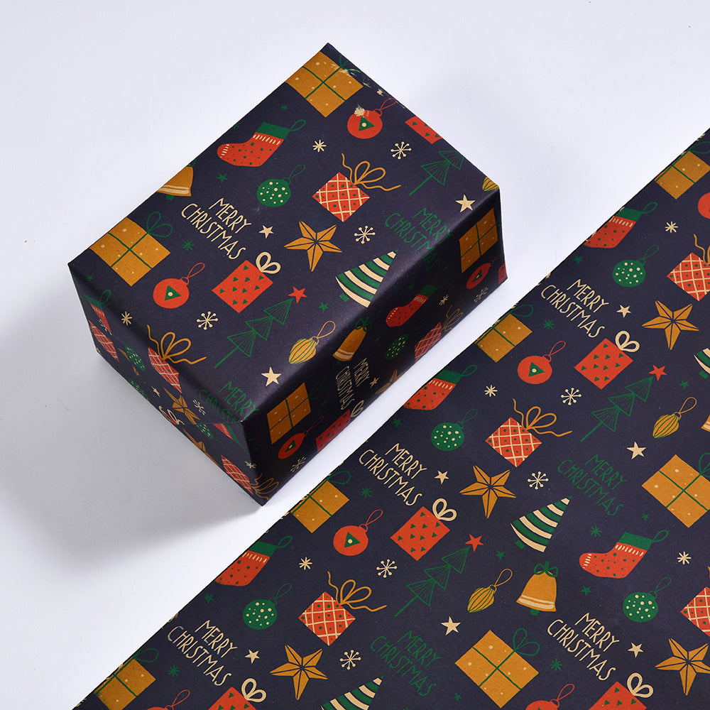 Christmas Kraft Wrapping Paper