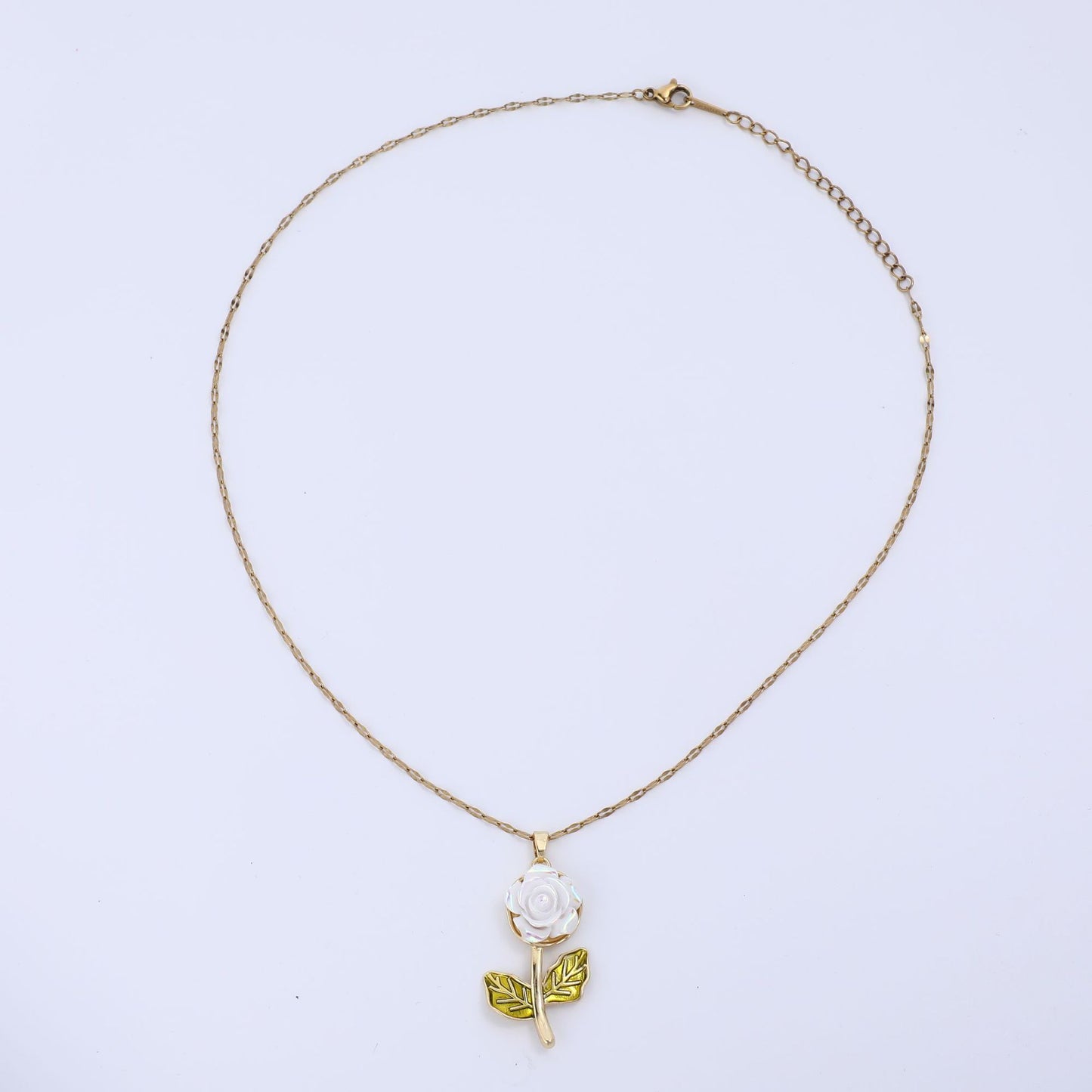 Baroque Rose Necklace