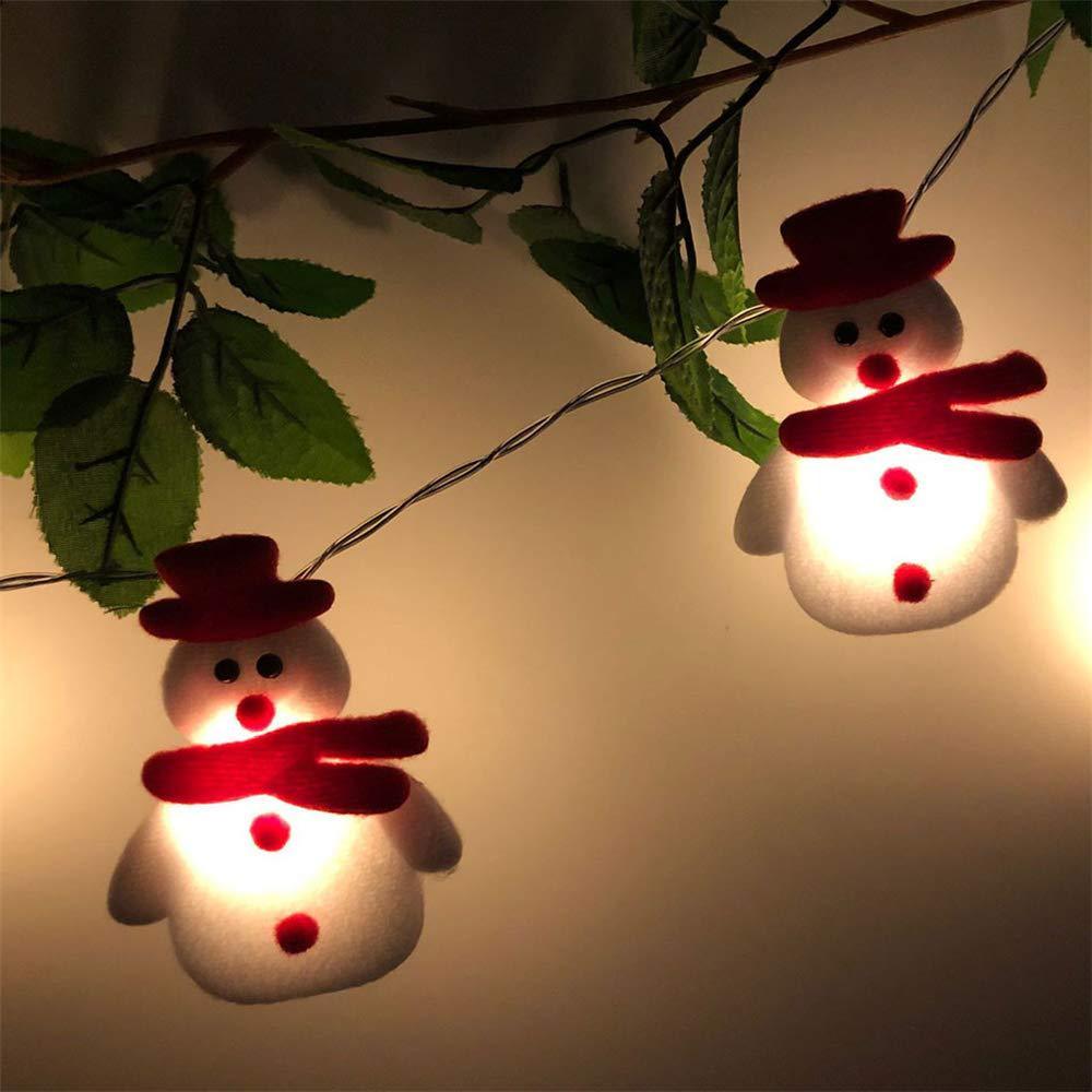 Snowman LED Garland String Fairy Lights