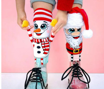 Holiday Cozy Cartoon Socks
