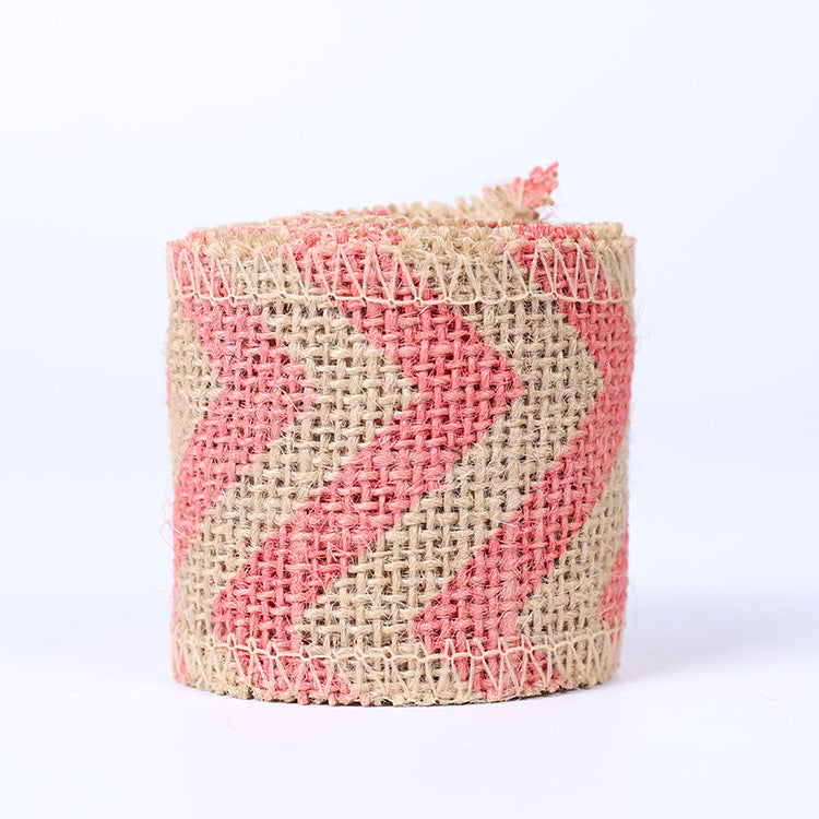Chevron Burlap Ribbon Roll