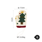 Cute Gloves Felt Ornaments Christmas Tree Holiday Decorative Ornaments