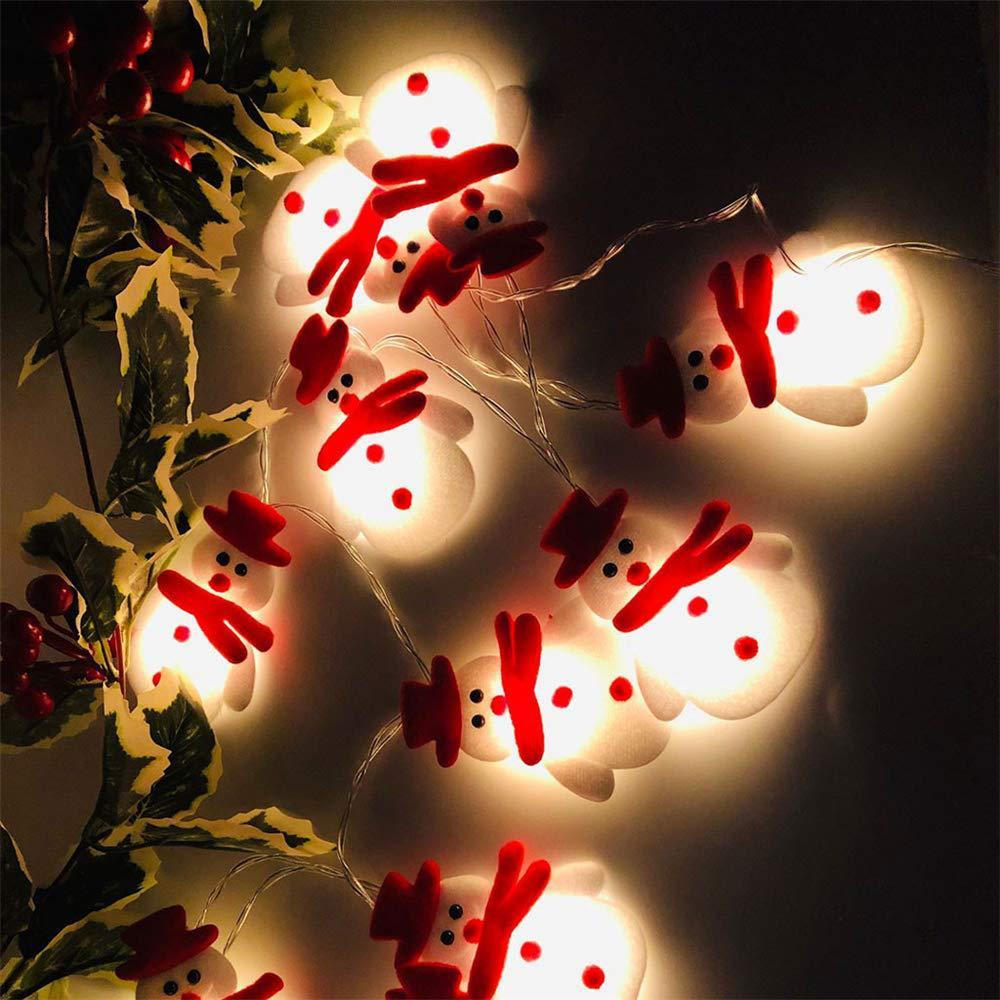 Snowman LED Garland String Fairy Lights