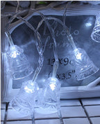 Snowman LED Garland String Fairy Lights