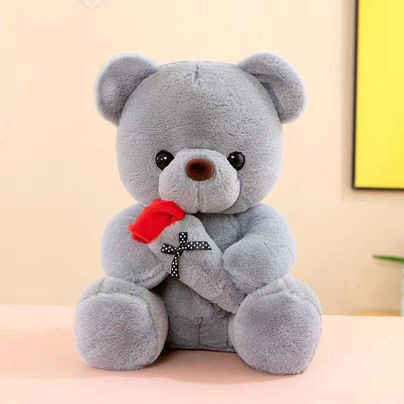 Rose Bear Plush Doll