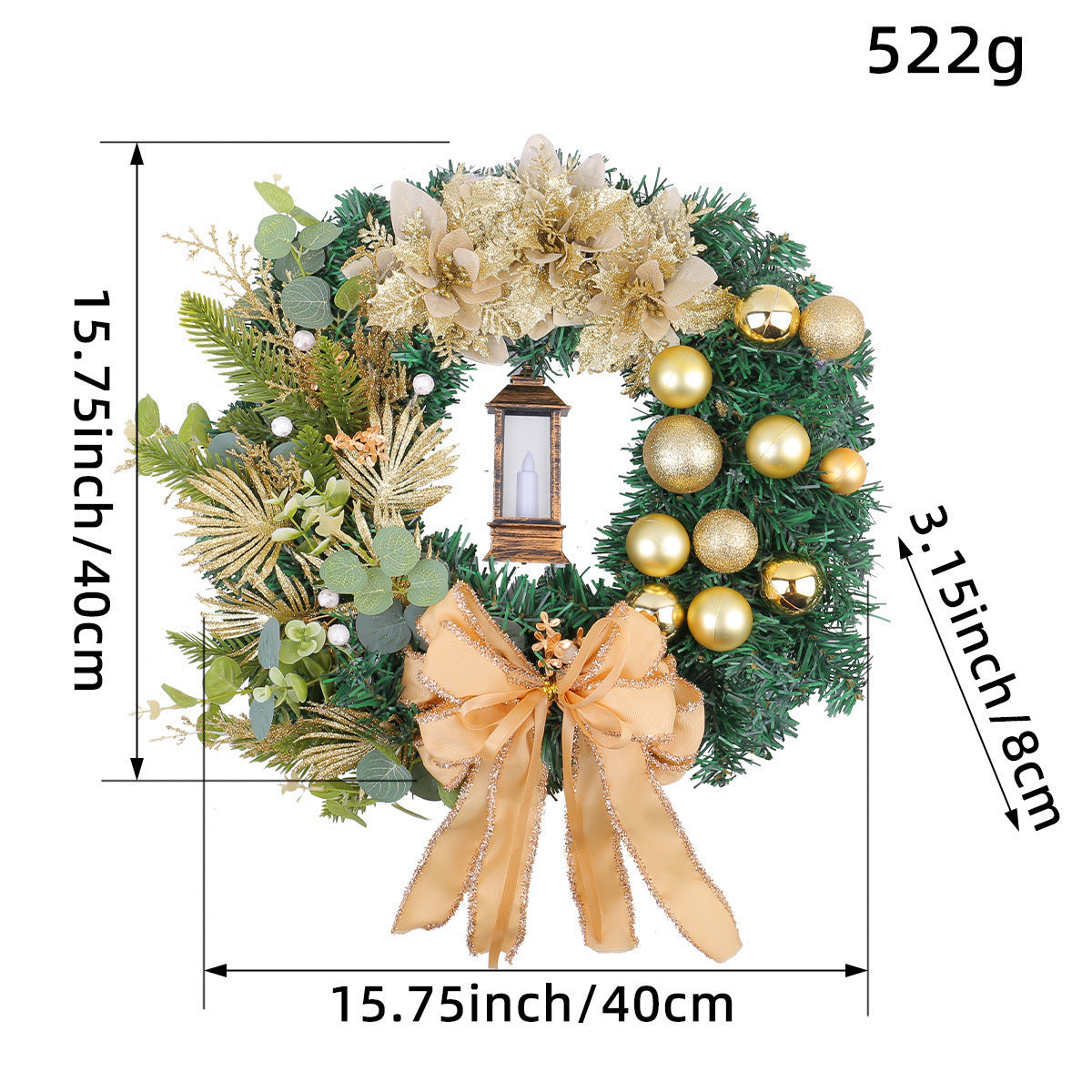Holiday Floral Wreath & Garland – Semi-Handmade Christmas Decor