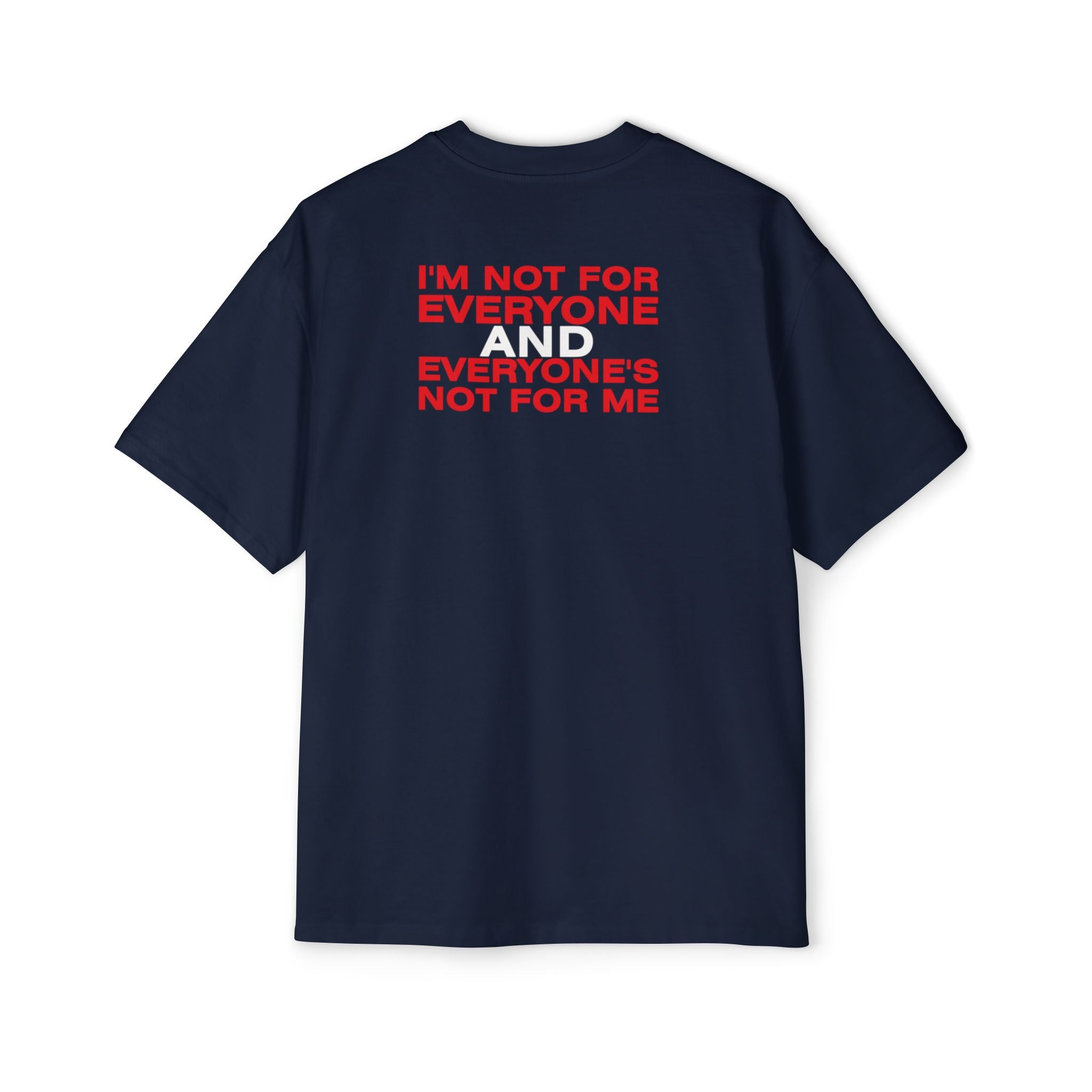 Not For Everyone Typography T-Shirt | Statement Red Text Tee