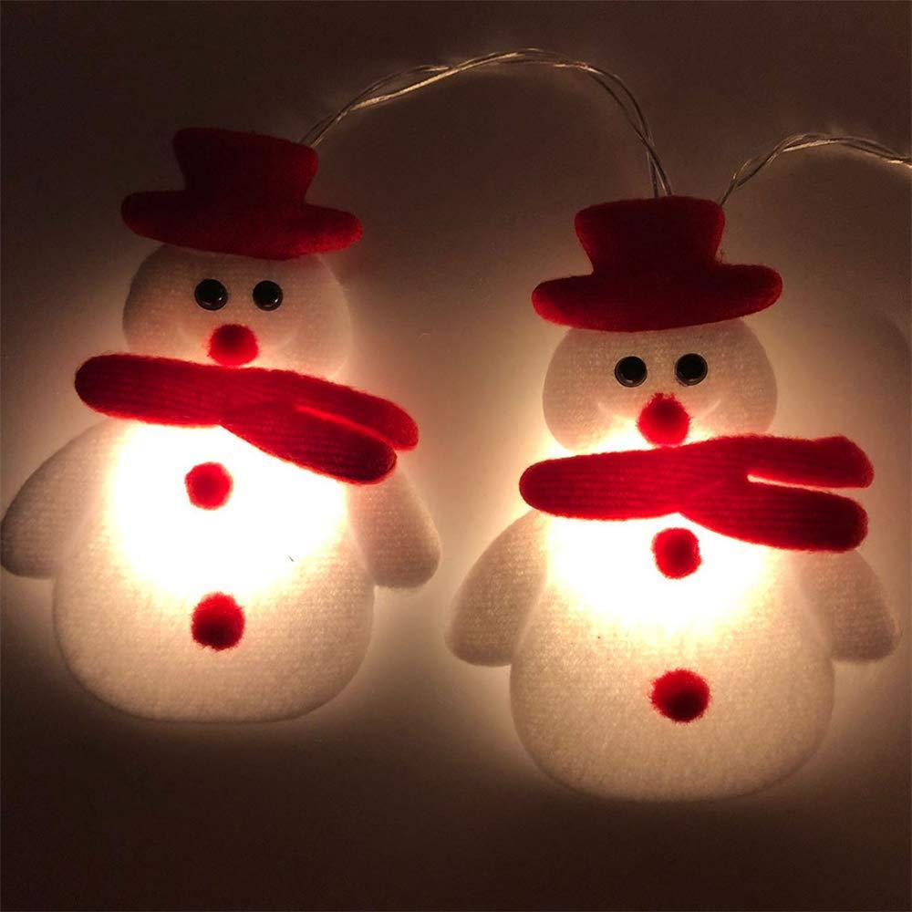 Snowman LED Garland String Fairy Lights