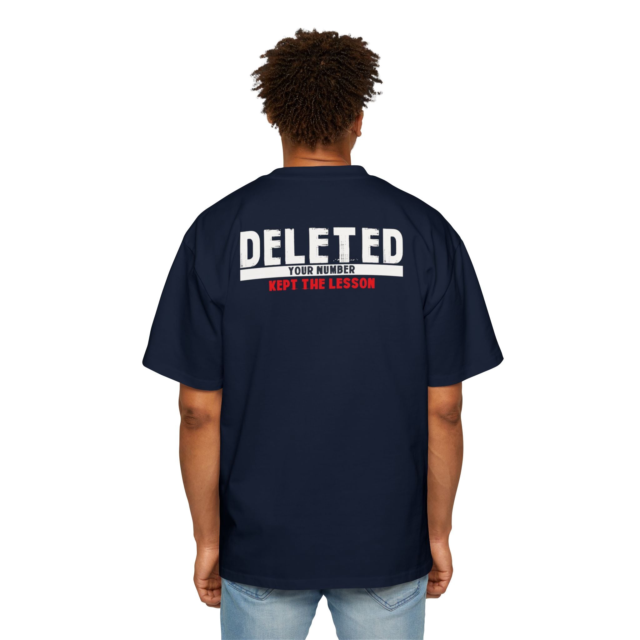 Deleted Text Tee | 'Deleted Your Number Kept The Lesson