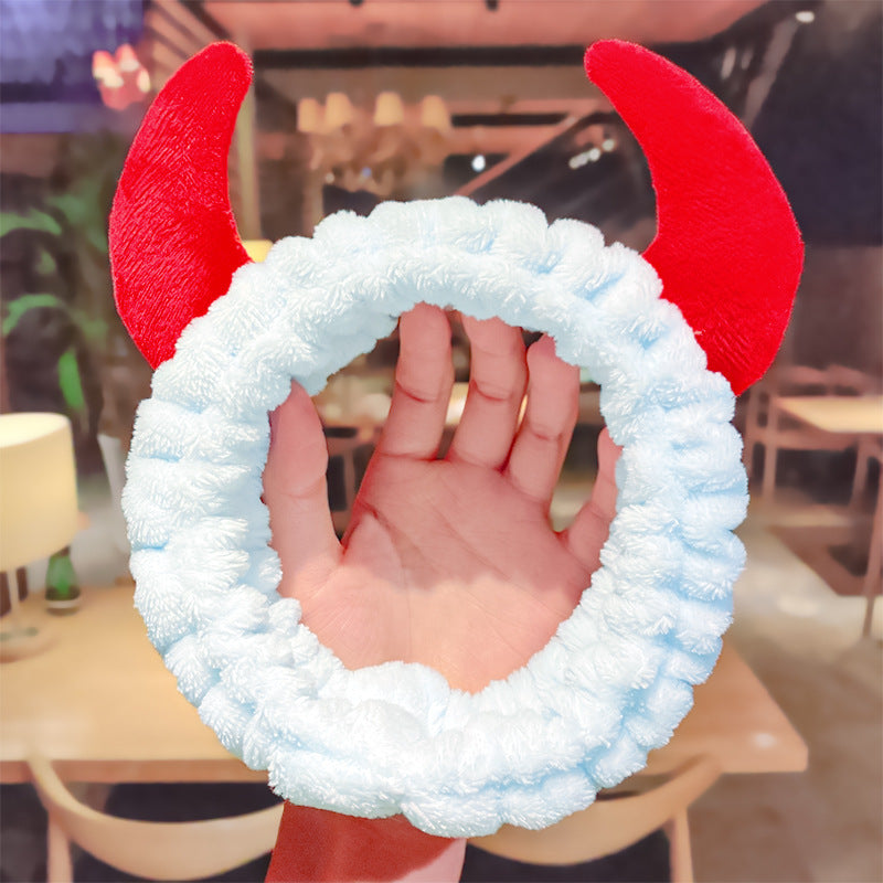 Cozy Horn Plush Headband