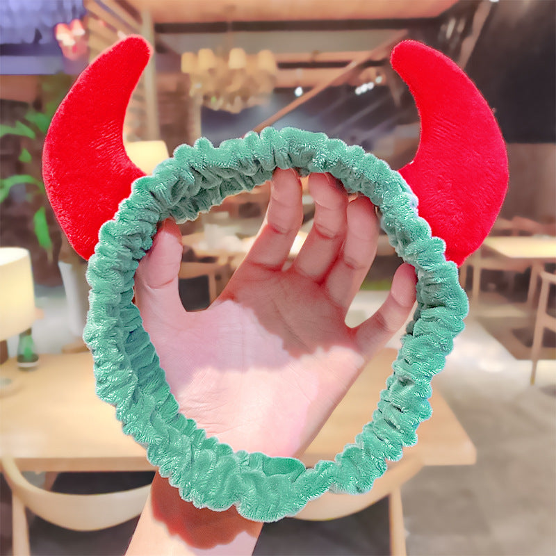 Cozy Horn Plush Headband