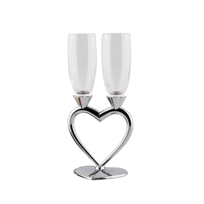 Heart Champagne Glasses