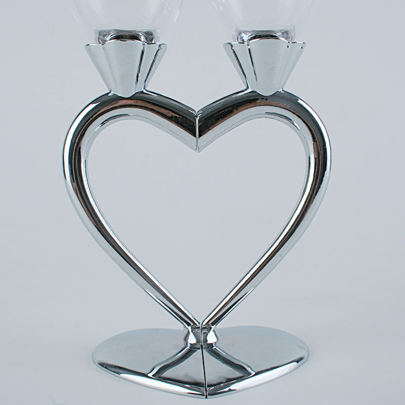Heart Champagne Glasses
