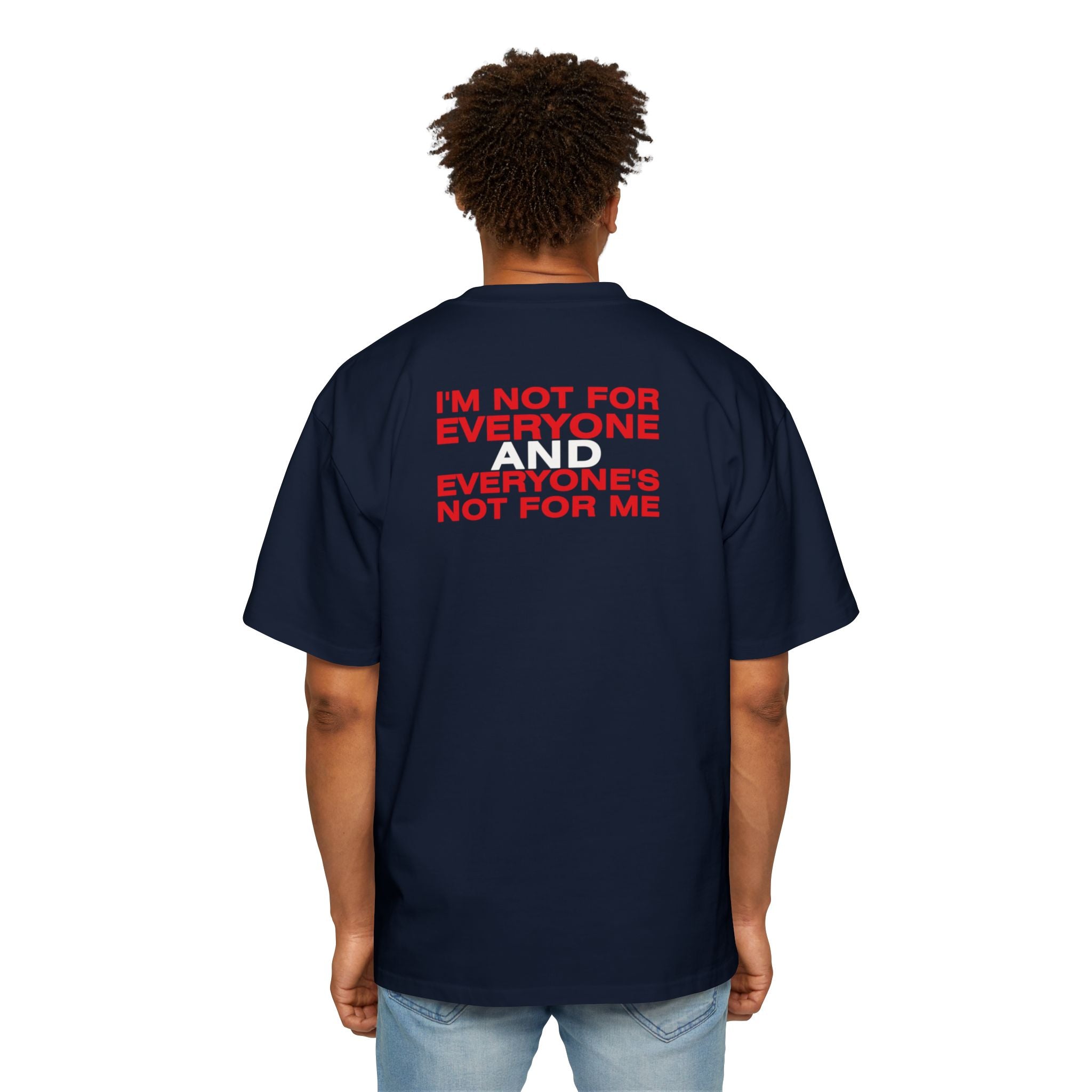 Not For Everyone Typography T-Shirt | Statement Red Text Tee