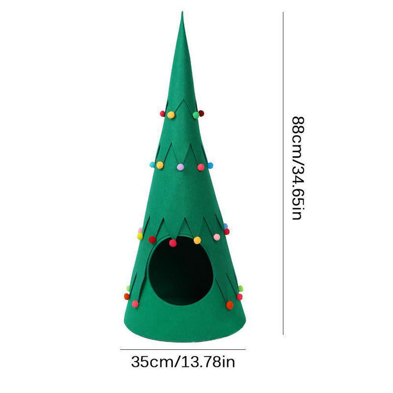 Pet Christmas Tree Cozy Tent