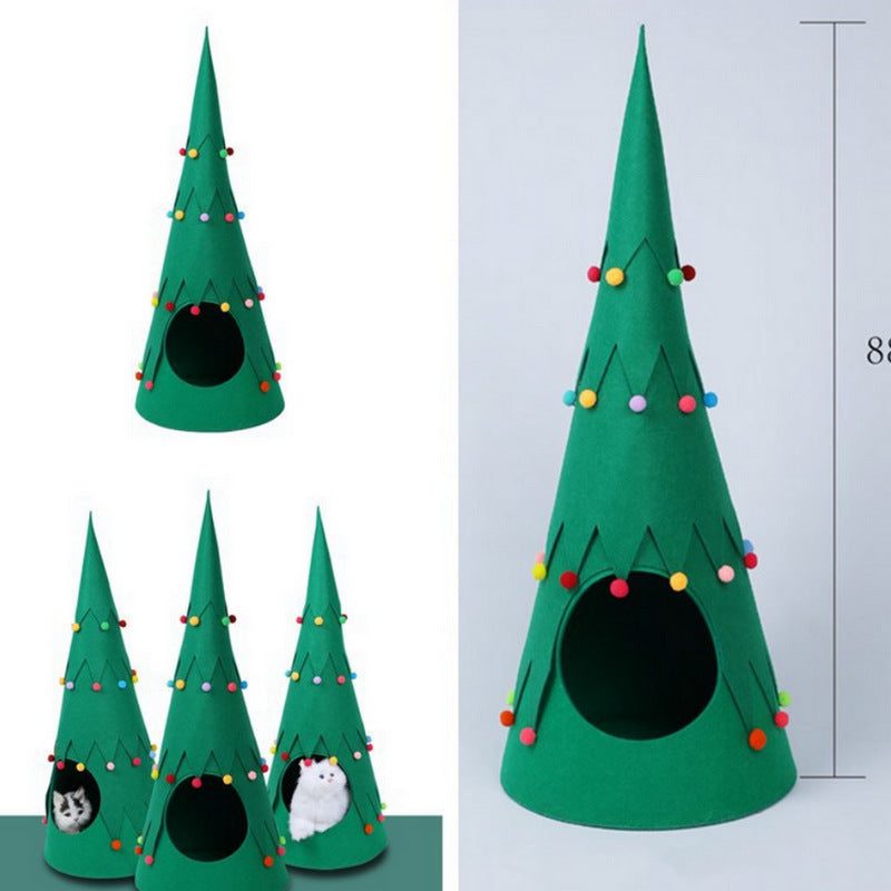 Pet Christmas Tree Cozy Tent