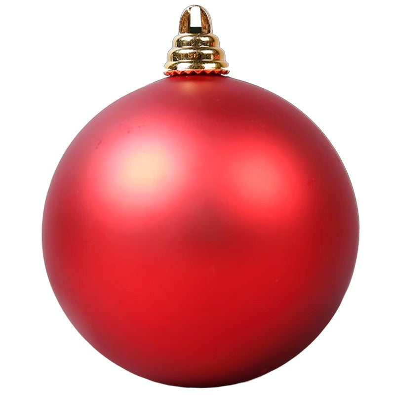 Red Electroplated Christmas Ornament Ball Set