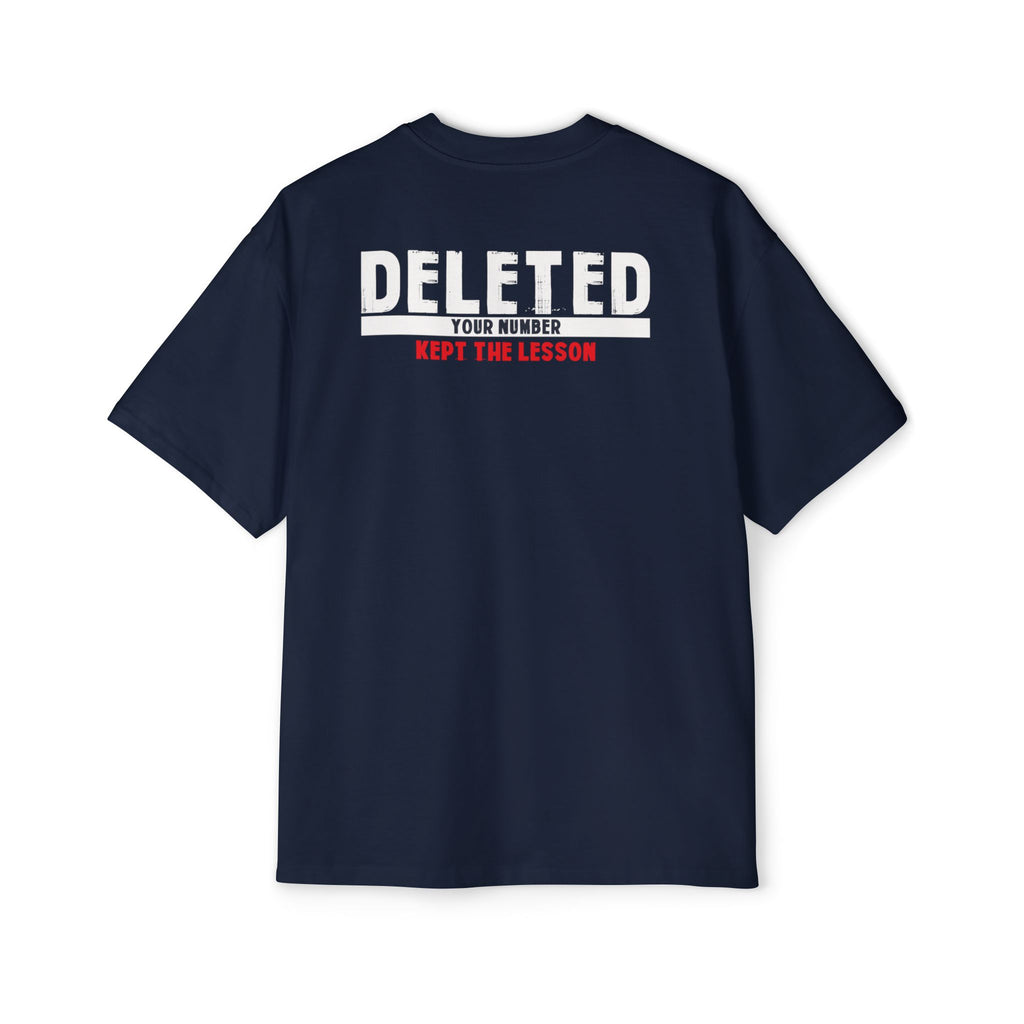 Deleted Text Tee | 'Deleted Your Number Kept The Lesson