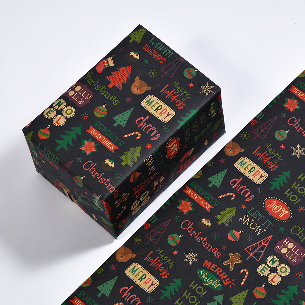Christmas Kraft Wrapping Paper