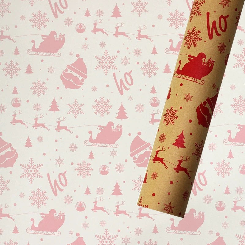 Printed Holiday Wrap Paper