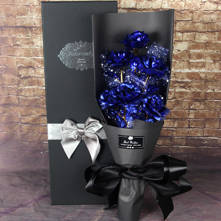 Gold Foil Rose Bouquet