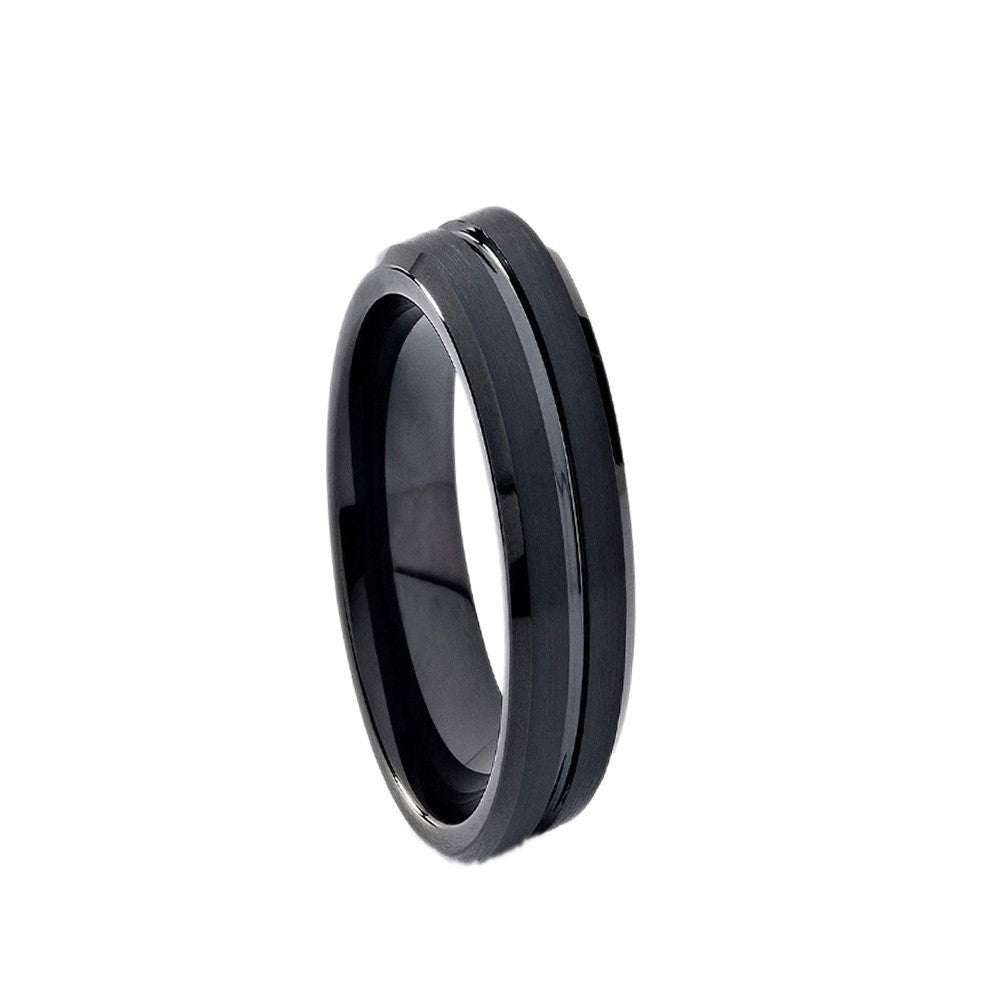 Black Tungsten Ring