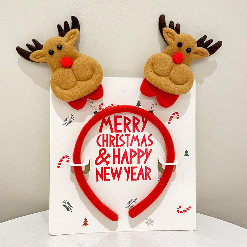Merry Christmas Antler Hairband