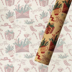 Printed Holiday Wrap Paper