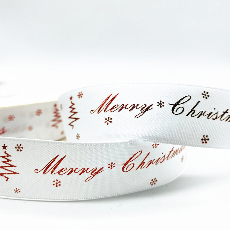 Merry Christmas Decorative Ribbon