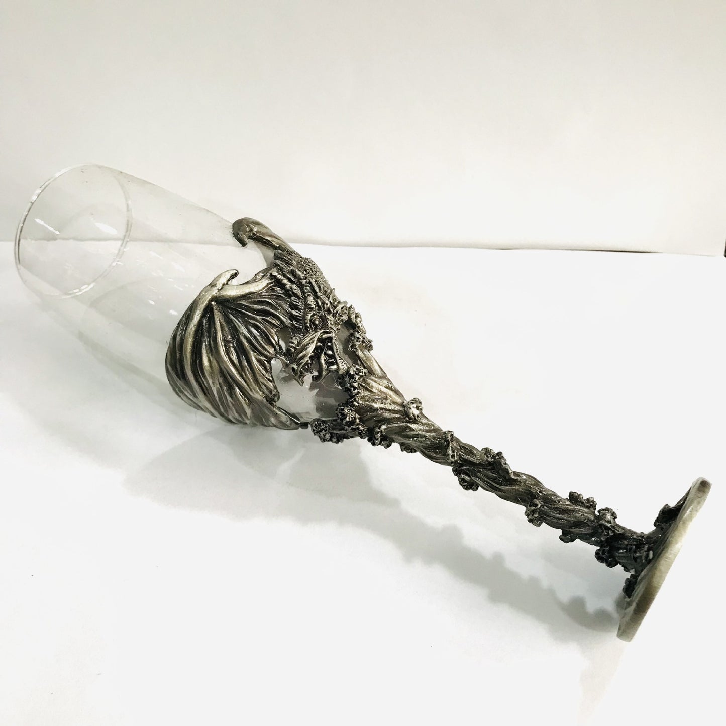 Alloy Dinosaur Champagne Glass Goblet