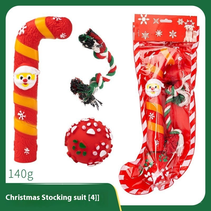 Festive Dog Chew & Play Gift Set
