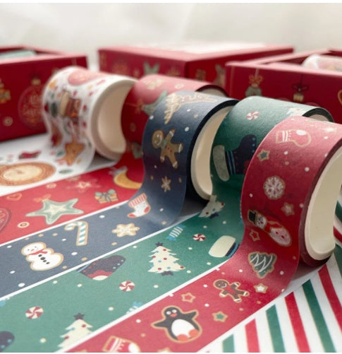 Christmas Pattern Paper Tape Set