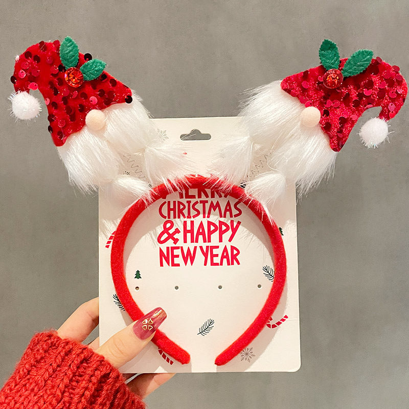 Merry Christmas Antler Hairband